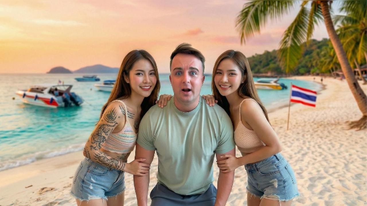 Two Thai Girls Take Me To Private Island 🇹🇭