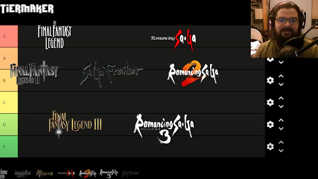 Making a SaGa Series Tier List
