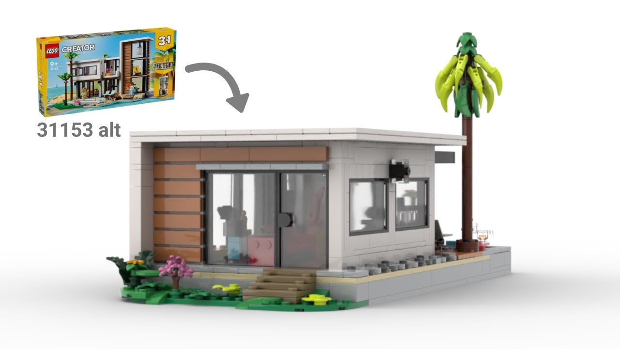 Modern House | LEGO Creator 31153 Alternate Build (MOC)
