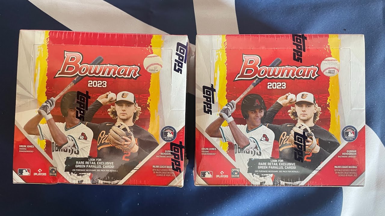 2023 Bowman Baseball 2 Retail Box Rip