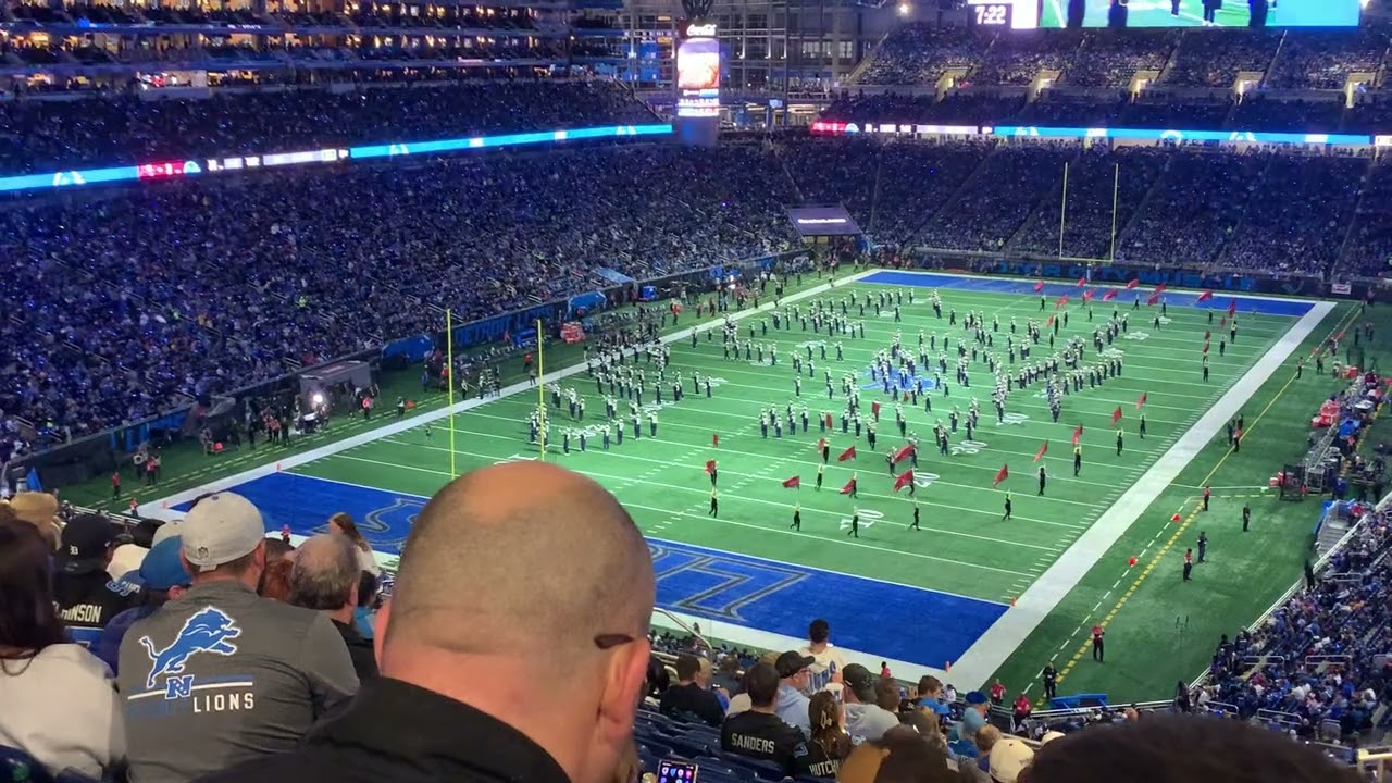 Michigan Marching Band at Ford Field 