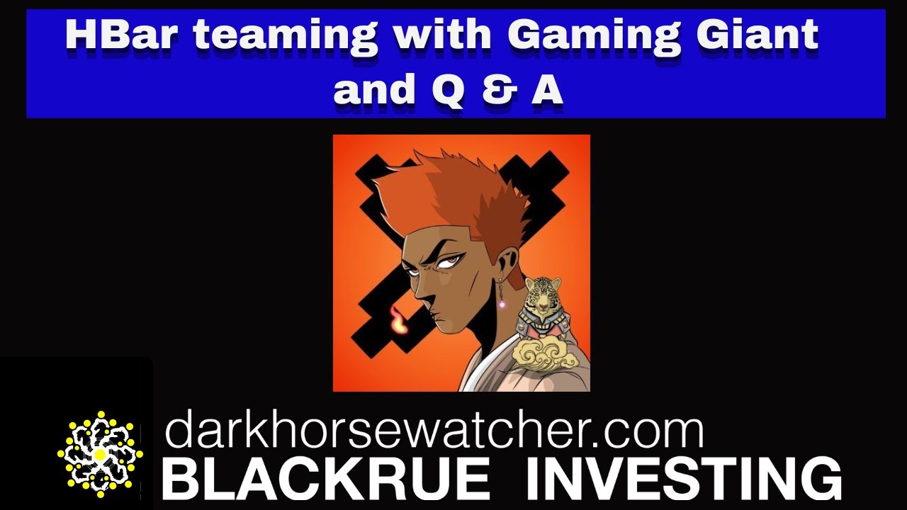 Hedera partnering with Gaming Giant | Q & A | Sunday Crypto Outlook | Blackrue