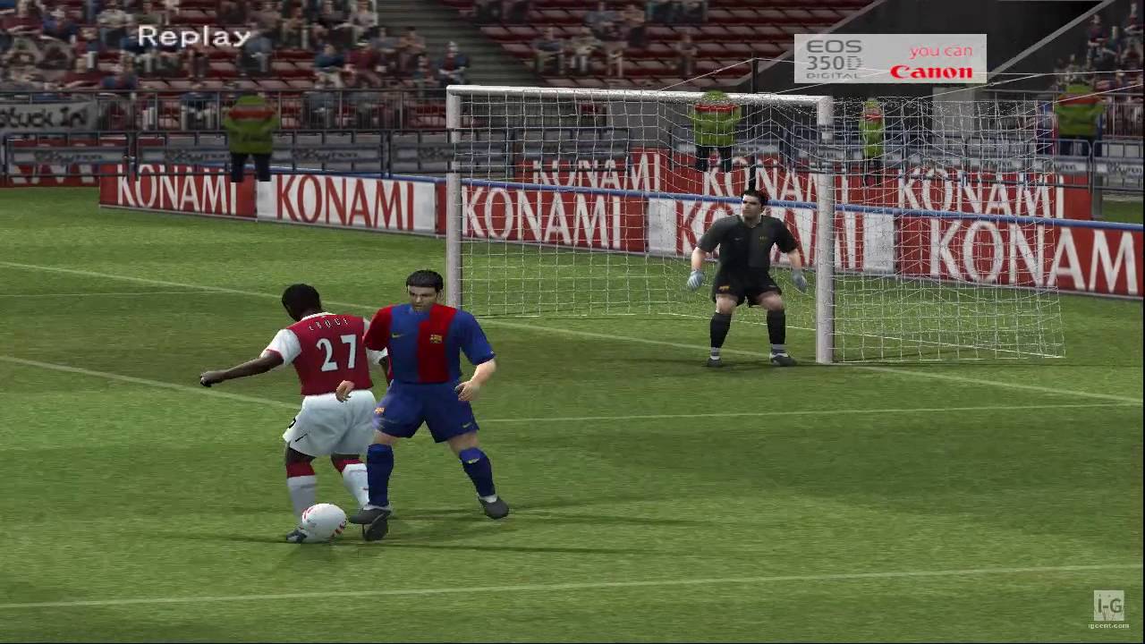 Геймплей Pro Evolution Soccer 6 PS2 HD