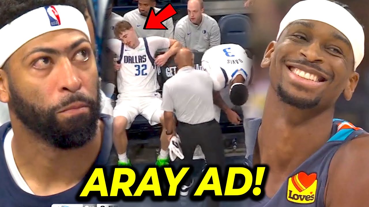 COOP VS SGA! Grabe 'to naiyak si Anthony Davis sa nangyari, ayaw tingnan ni Cooper Flagg!