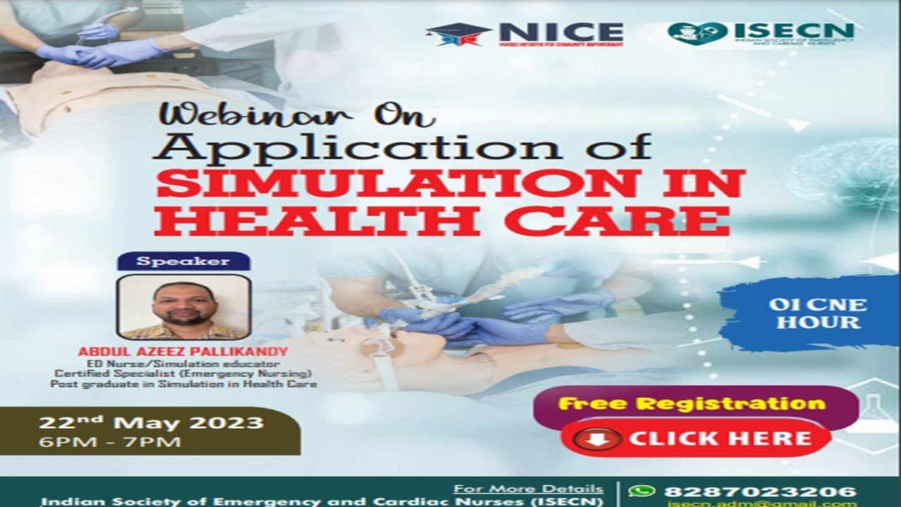 Webinar on Application of Simulation in Health Care