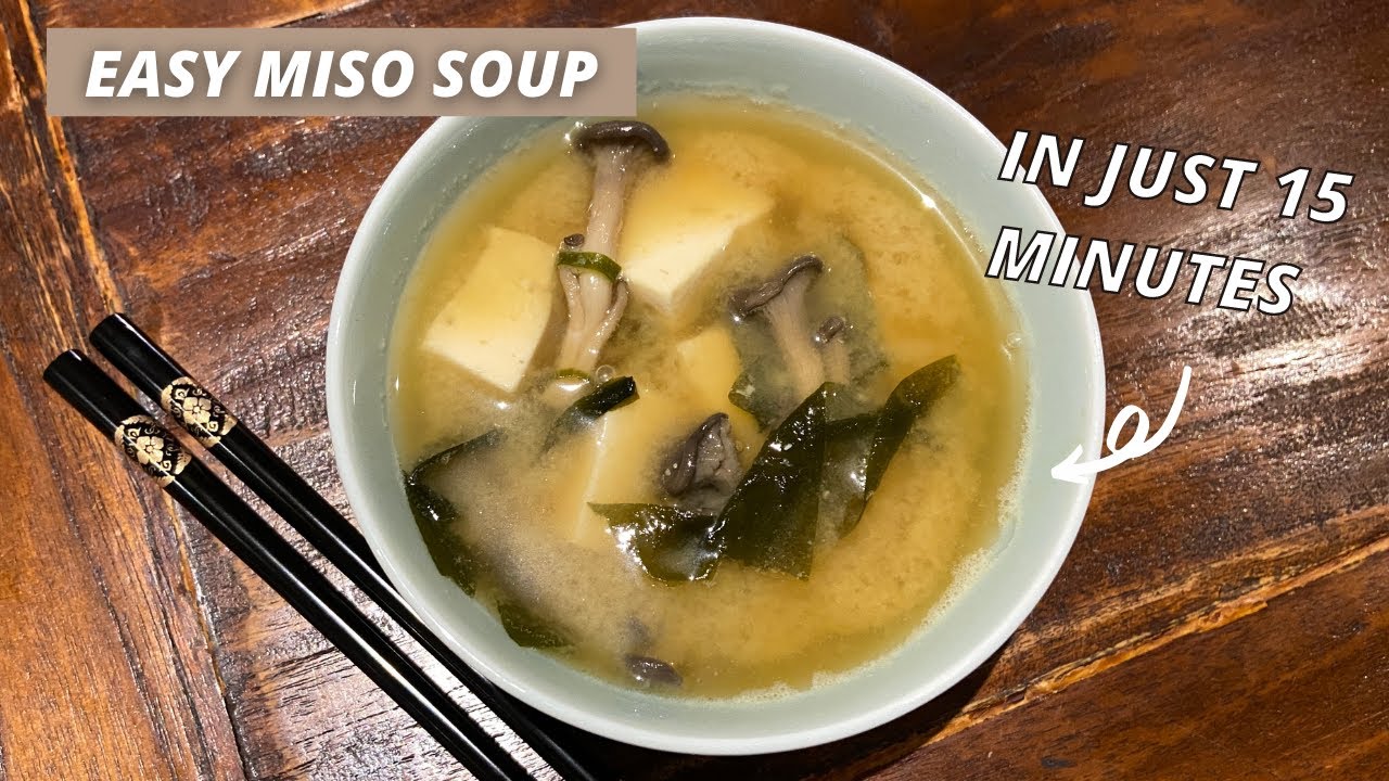 Make Miso Soup Without Dashi // The Easiest and Fastest Recipe