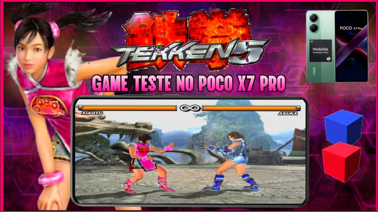 Tekken 5 PS2 Aethersx2 Teste No Poco X7 Pro (5G) [Dimensity 8400-Ultra]