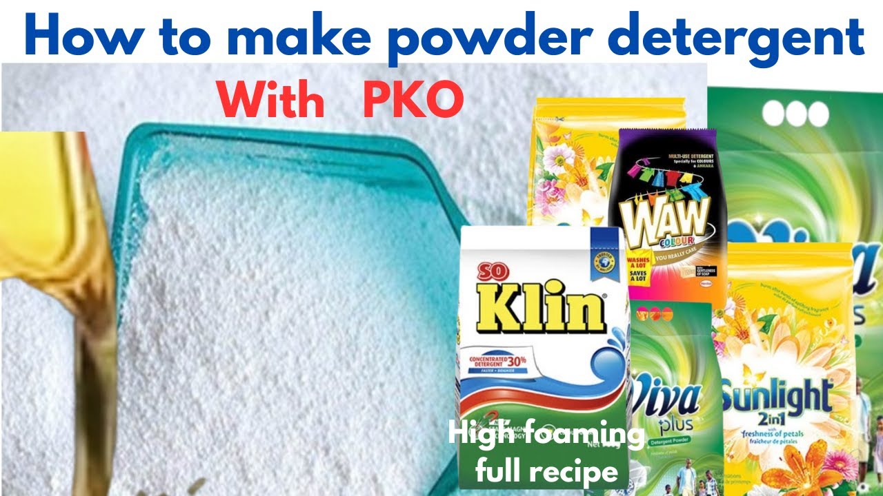 How to Make Powder Detergent with PKO | Easy & Profitable Formula!