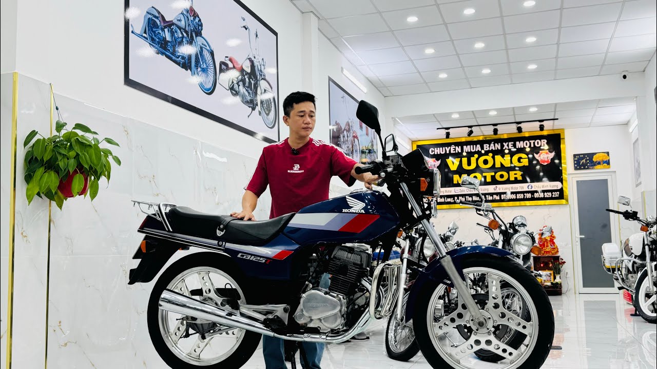 Chuẩn sưu tầm hơn 30 năm vẫn zin mời ace chiêm ngưỡng Honda CB125T chính chủ sang tên đời 98 #honda 
