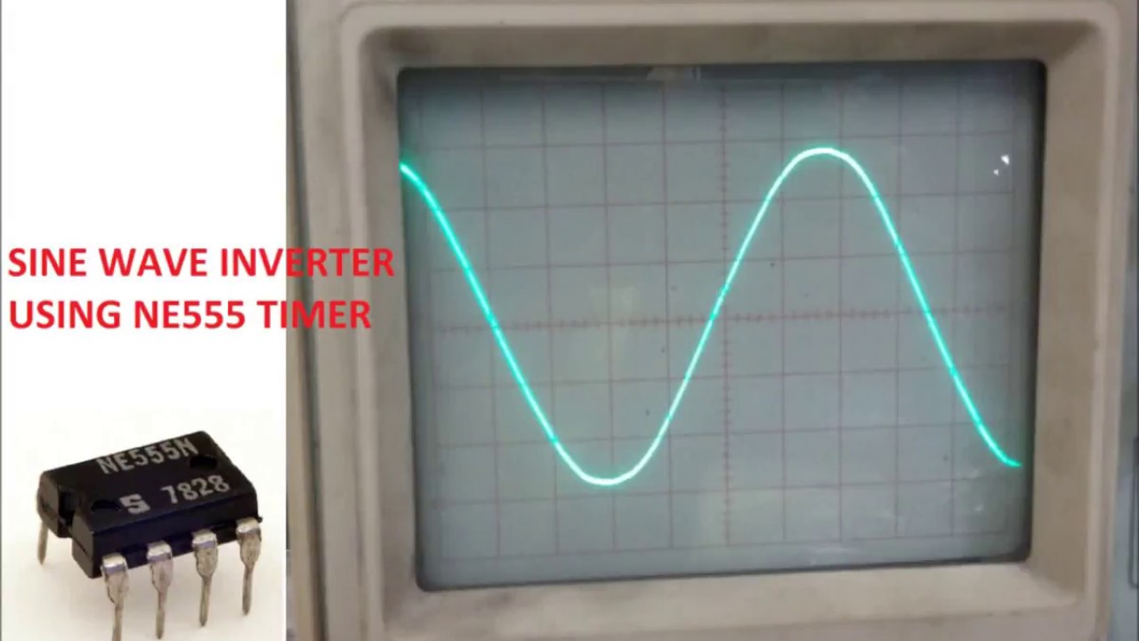 Sine Wave Inverter using NE555 Timer