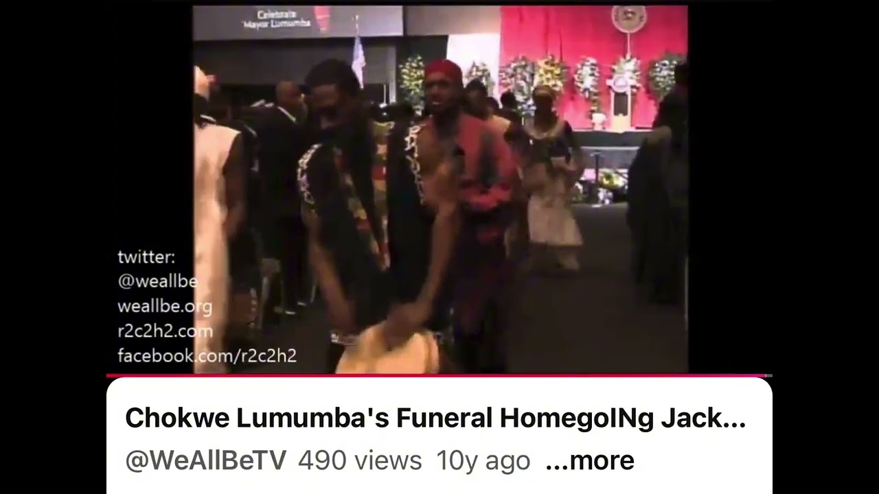 Baba Chokwe Lumumba's Funeral Home Going
