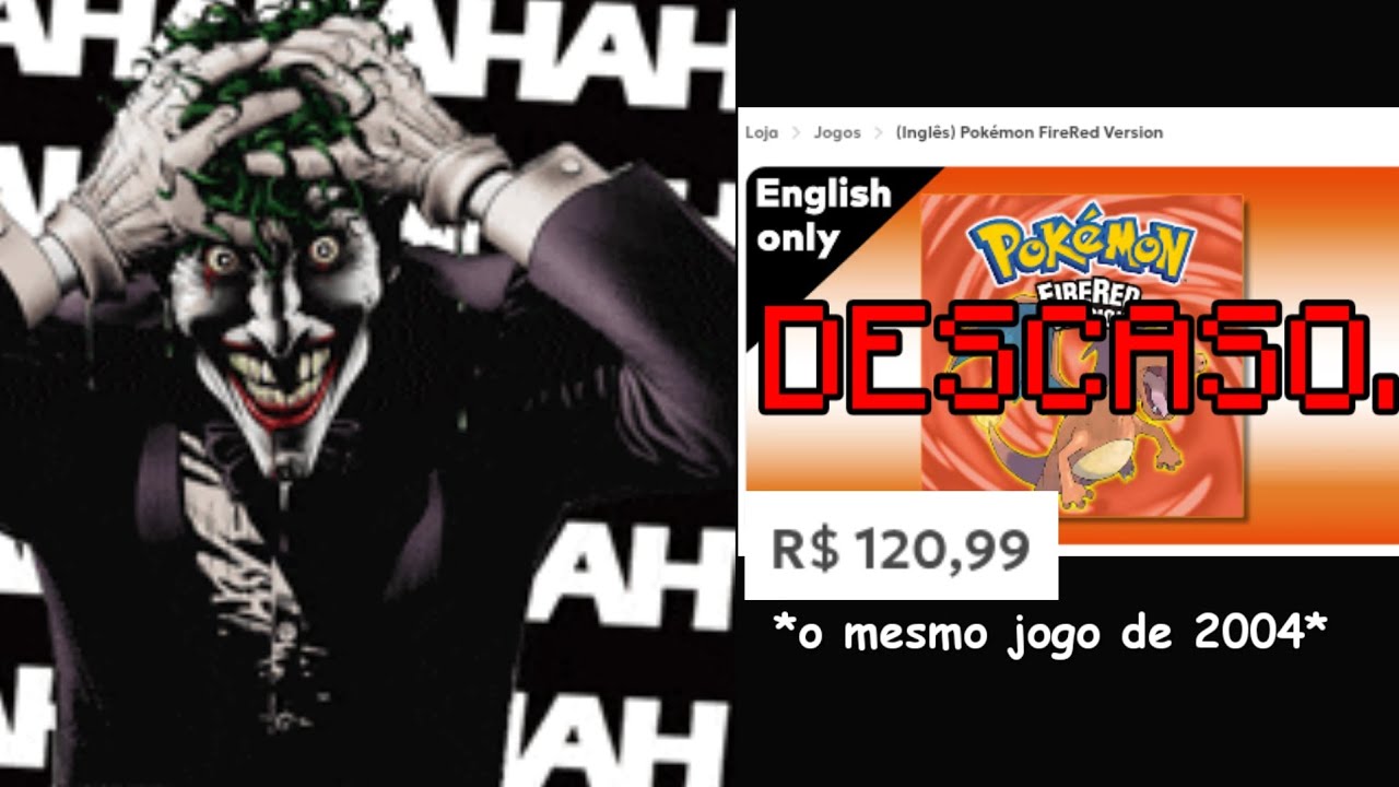 O lançamento de POKEMON FIRE RED pra NINTENDO SWITCH é uma PIADA!!! (nintendo sendo nintendokkkkk)