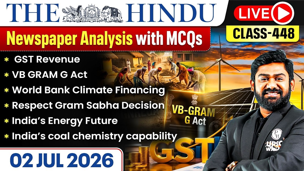 The Hindu Analysis - 2nd July | The Hindu Newspaper Today with MCQs | Aasim Sir