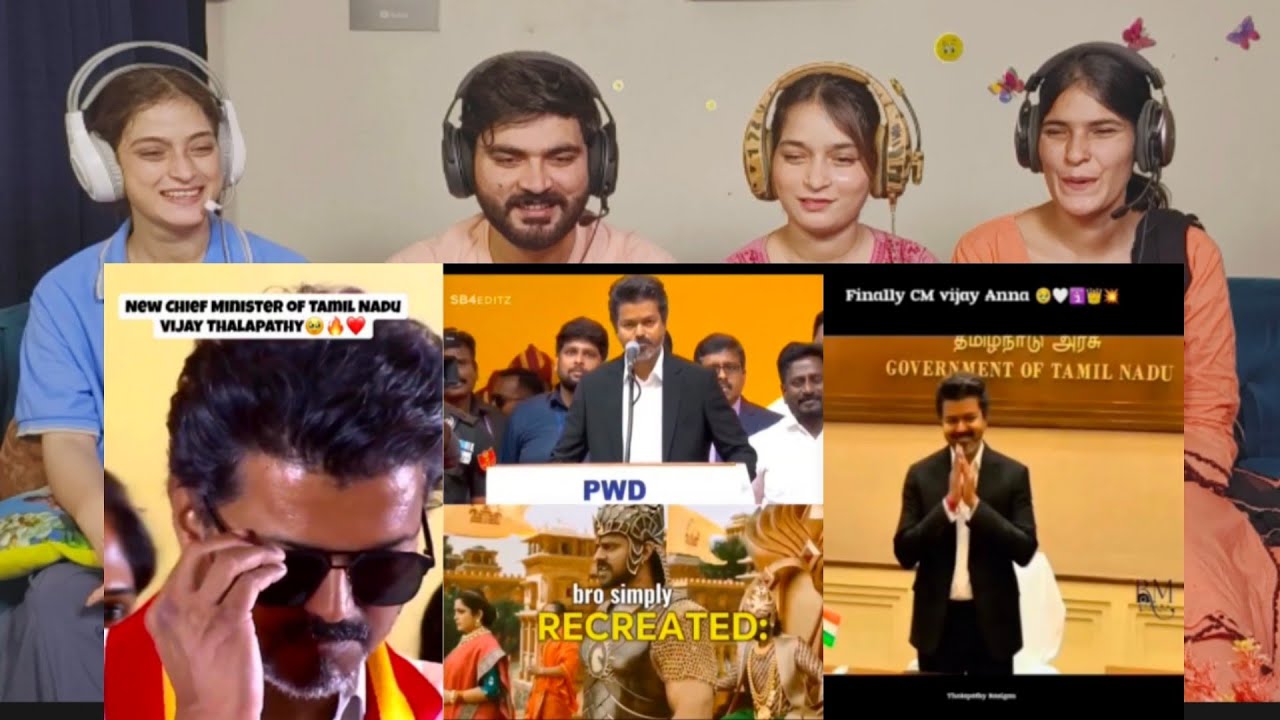 Thalapathy Vijay CM of Tamil Nadu Viral Edits Reaction