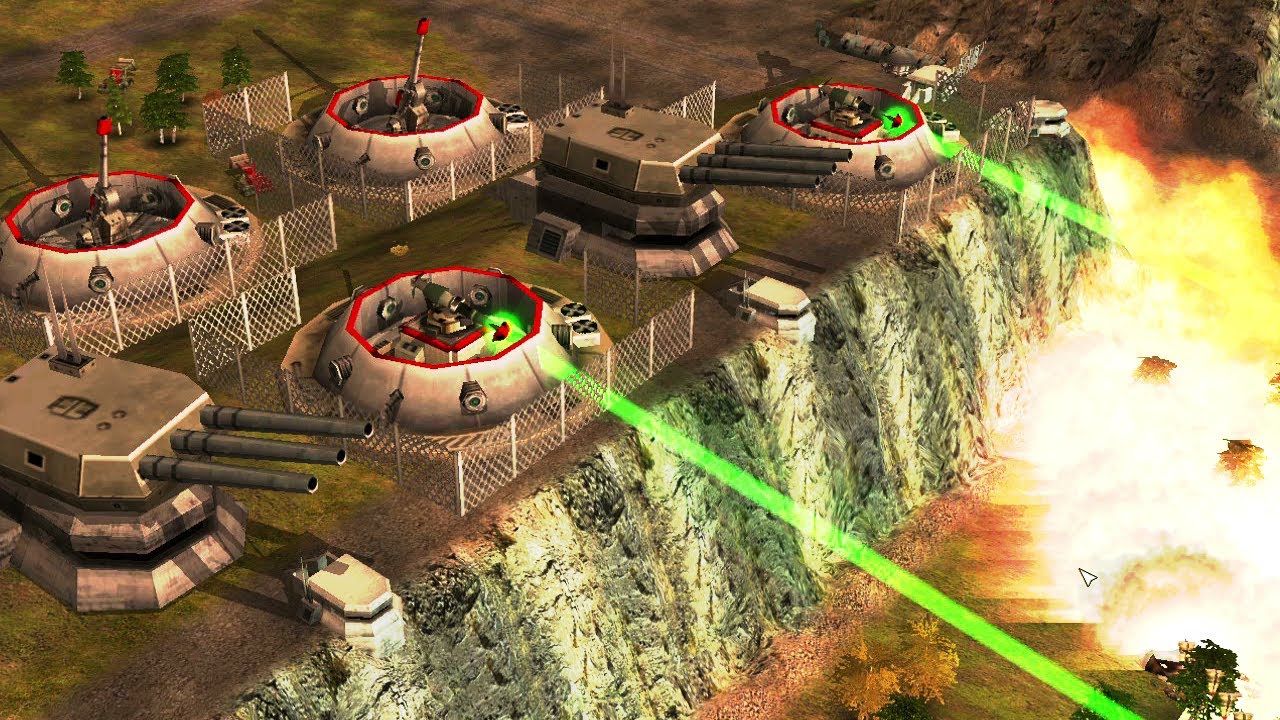 Босс США против 7 токсинов GLA - Command & Conquer Generals Apocalyptic 2.0
