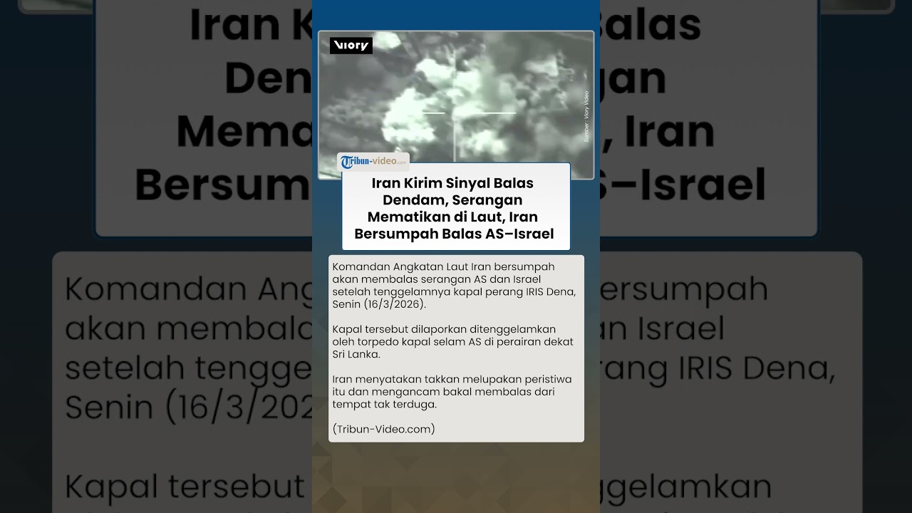 Iran Kirim Sinyal Balas Dendam, Serangan Mematikan di Laut, Iran Bersumpah Balas AS&ndash;Israel