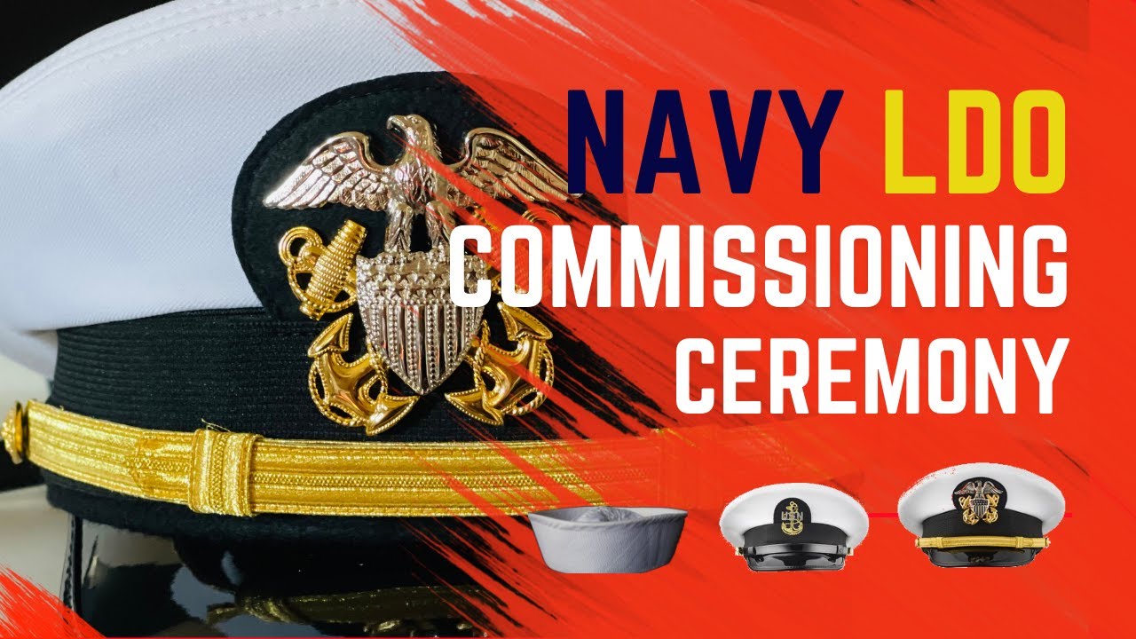 Navy Enlisted to Officer | LDO Commissioning Ceremony
