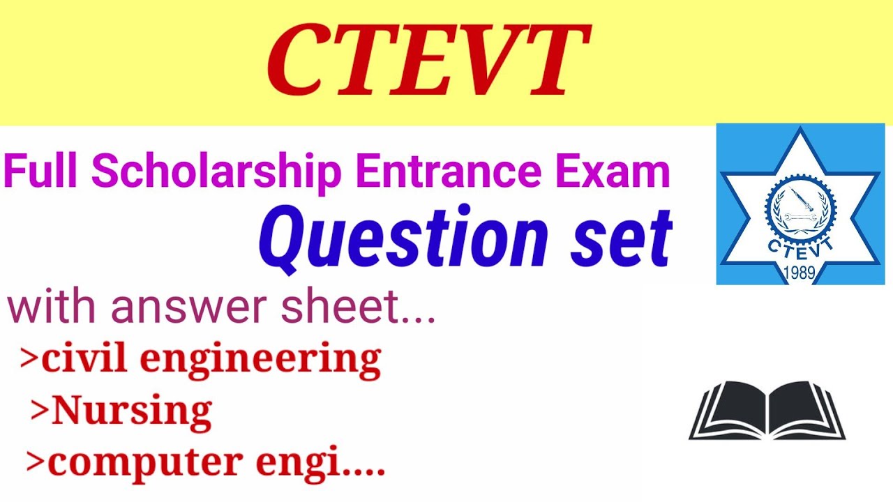 #CTEVT entrance exam question set/model #pre-diploma full scholarship