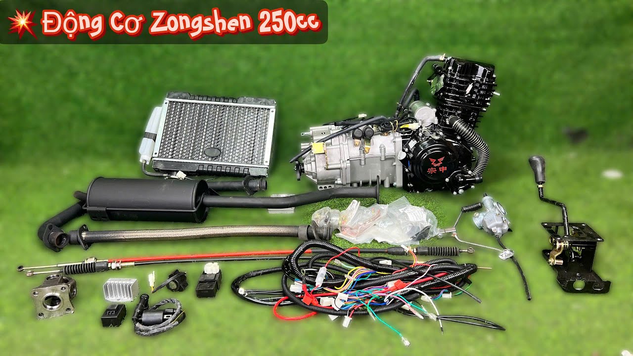 siêu phẩm Cục Máy xe Ba gác 250cc giá rẻ || Cục máy ba bánh liền số