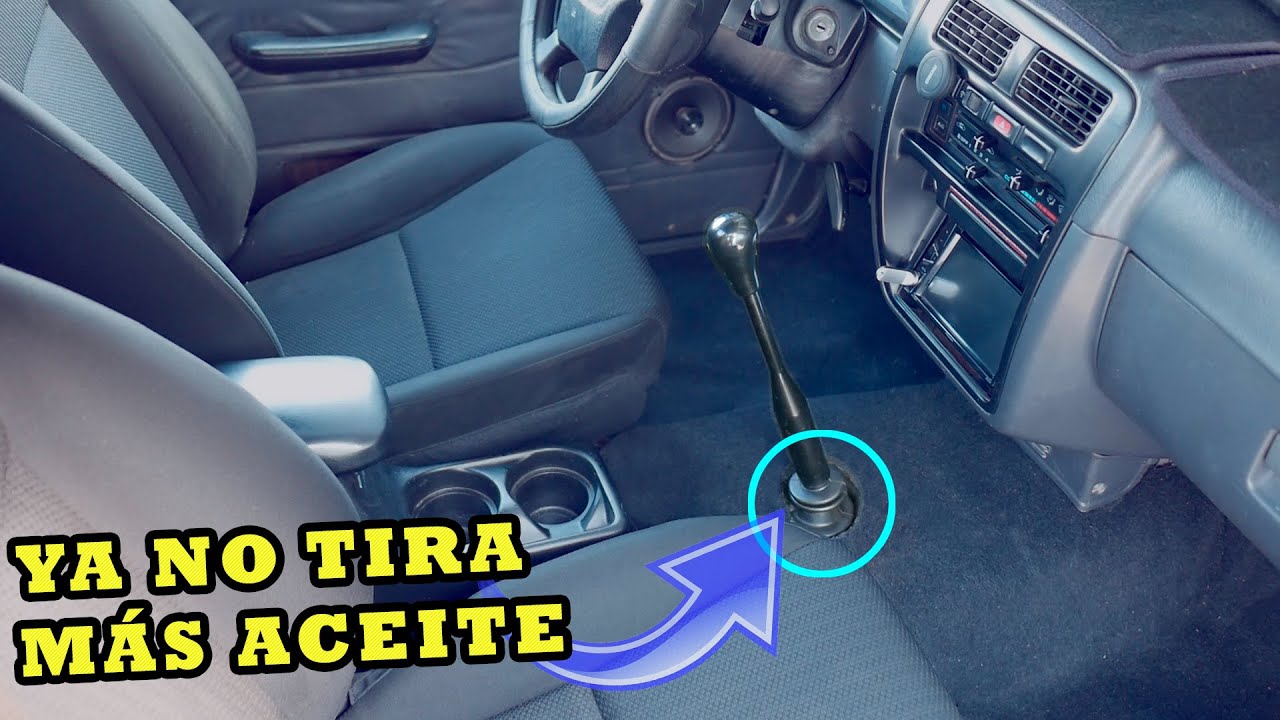 Cómo reparar fuga de aceite de caja de velocidades en la palanca de cambios.