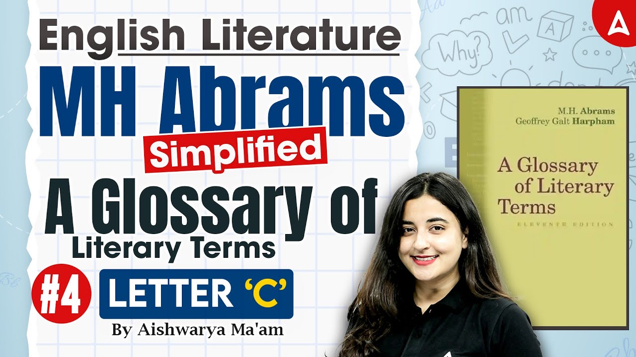 UGC NET English Literature MH Abrams Simplified A Glossary of Literary Terms By Aishwarya Mam