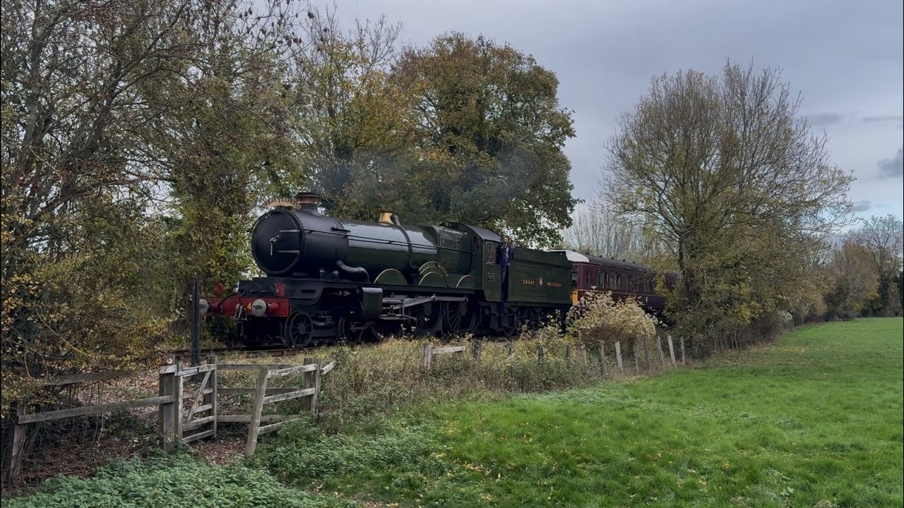GWR 4079 & 6695 + USA 6046 Chinnor Princes Risborough Preserved Railway Autumn 2025 Steam Gala C&PRR