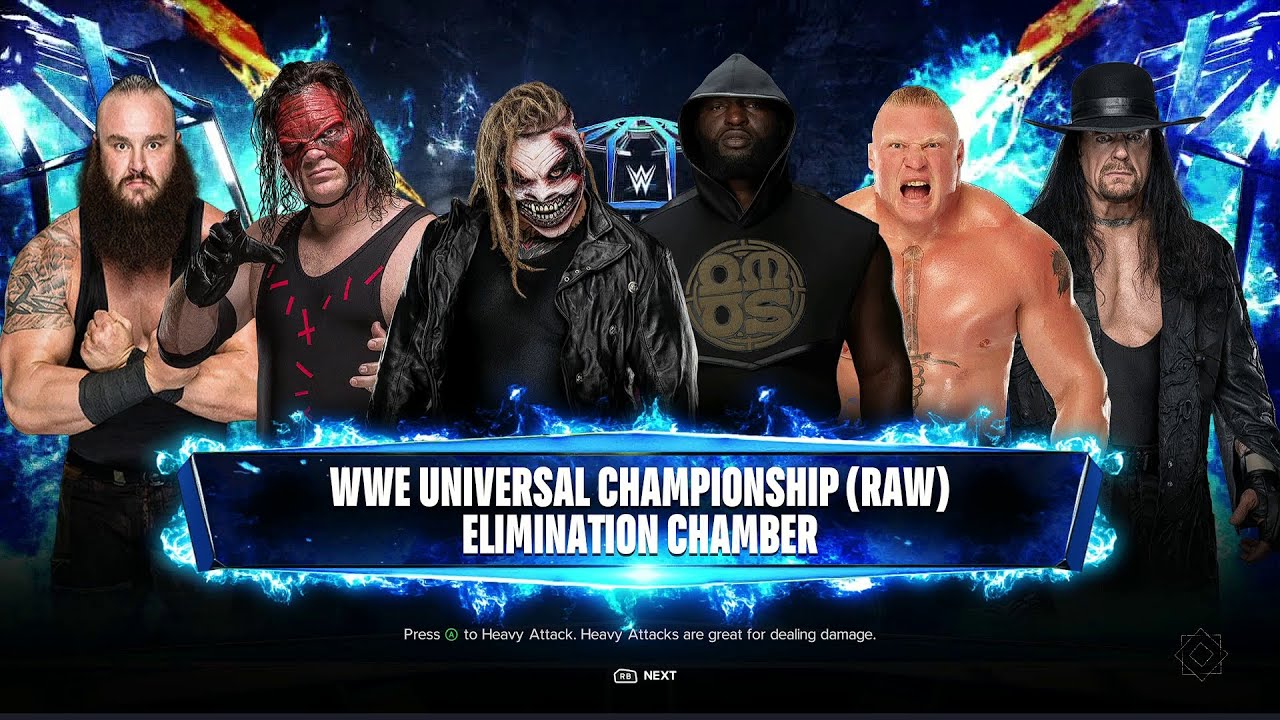 WWE 24 6 Man Elimination Chamber Match