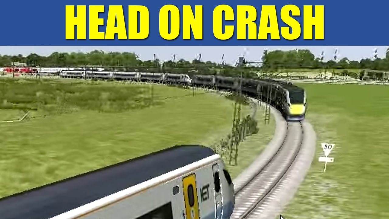 Train Simulator Super Express HEAD ON CRASH (Commentary)