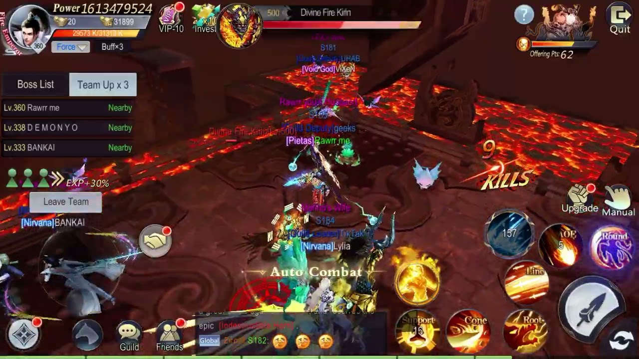Infinite Fantasy Mobile Global Kirin Raid S185