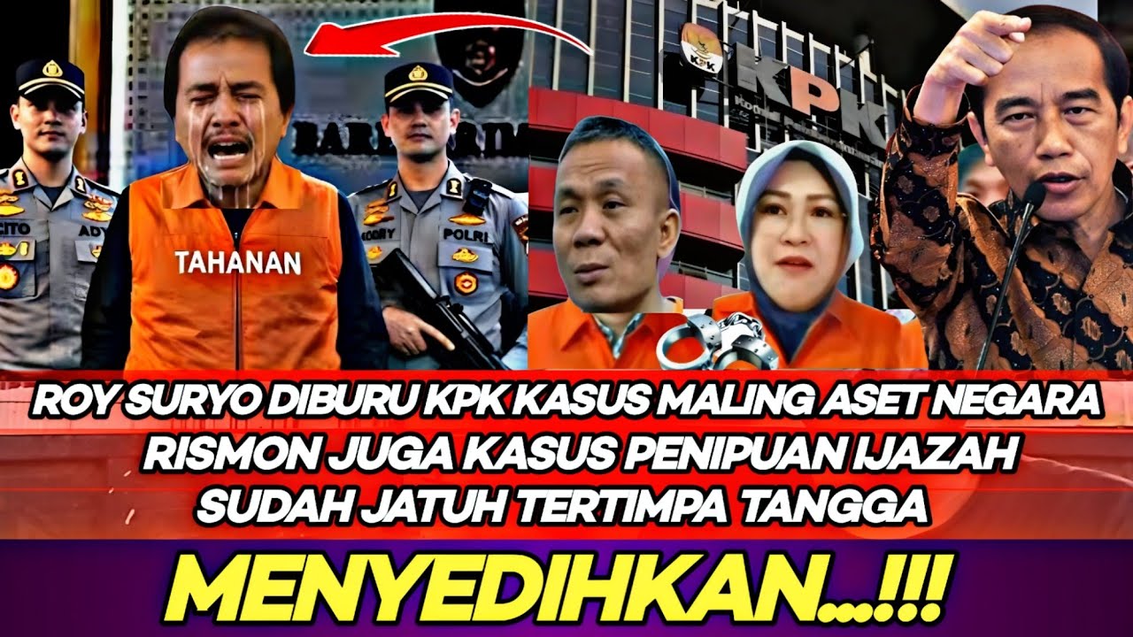 Modiyar‼️Roy Suryo Akan Diciduk KPK Kasus Maling Aset Negara 9 M & Rismon Juga Kasus Penipuan Ijazah
