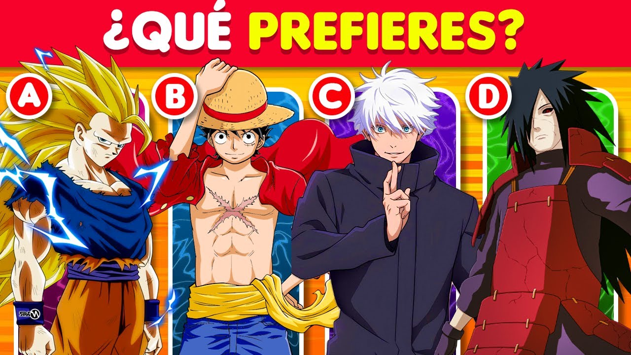 ¿Qué Prefieres? Versión Anime💪🐲👊 para FANS REALES