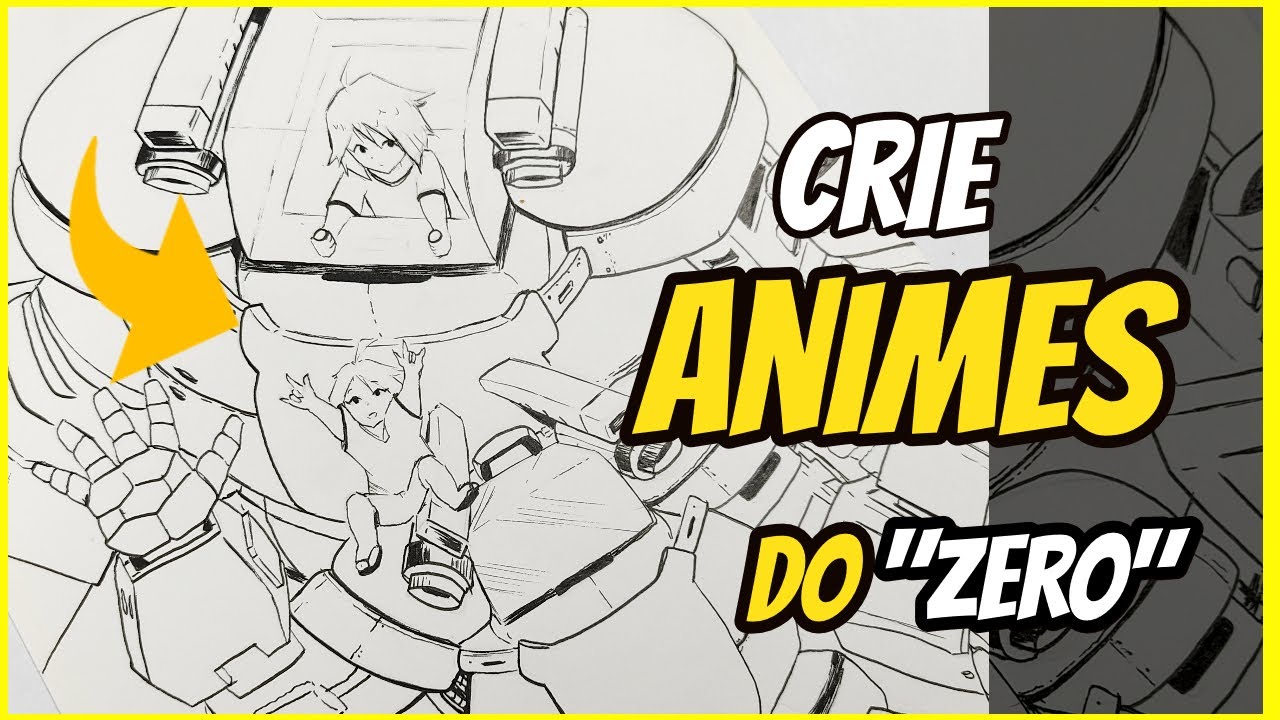 Como criei um ANIME sem HISTORIA! ( BLOQUEIO CRIATIVO!)