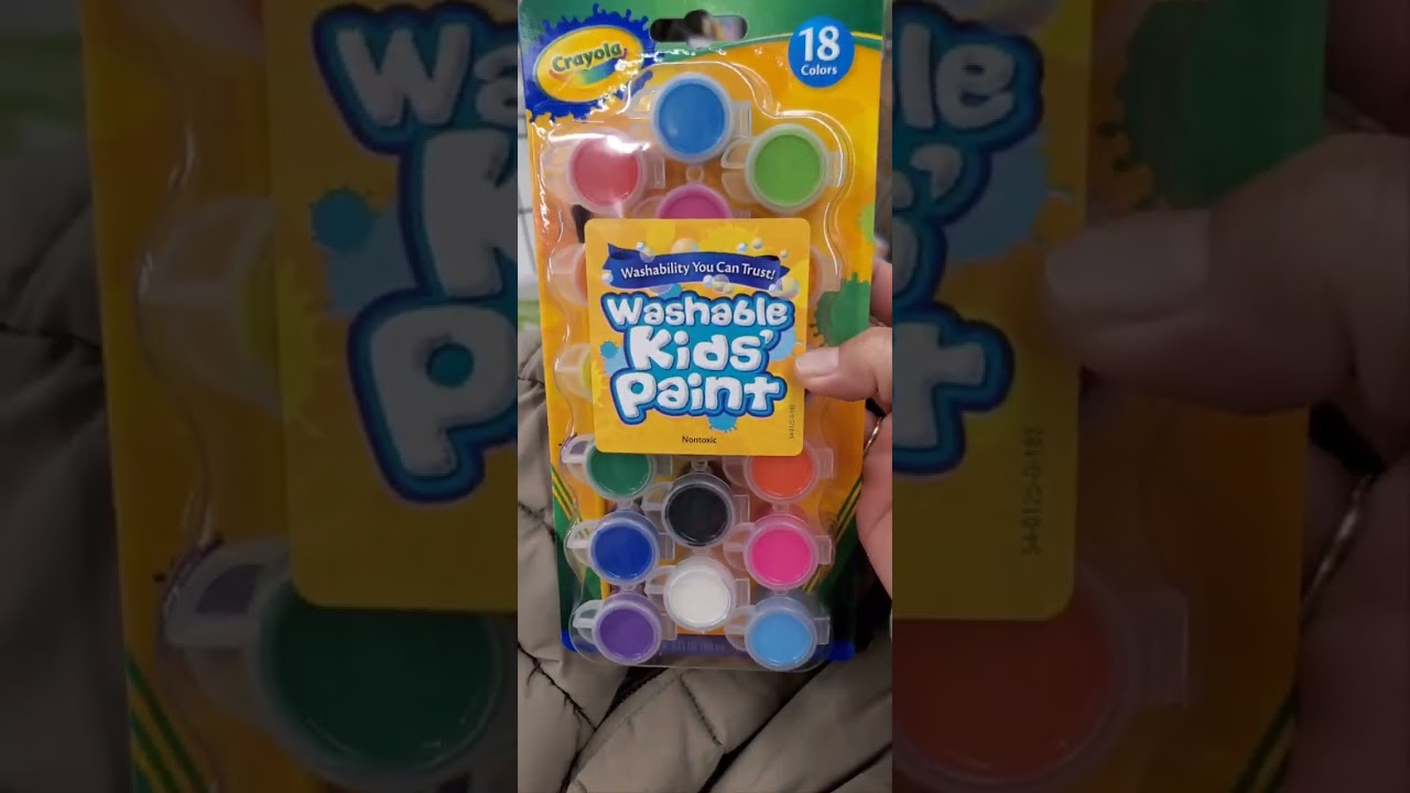 Crayola Washable Kids Paint #short #amazing #satisfying #shorts