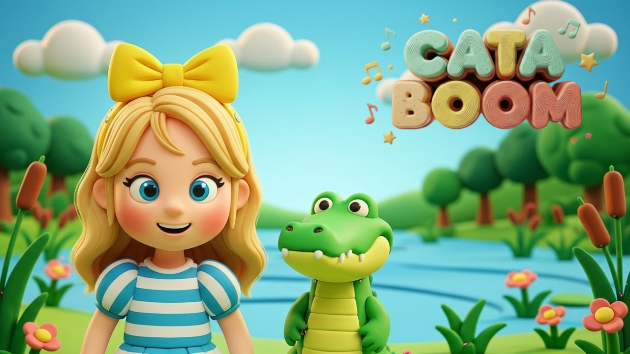 O Jacaré Foi Passear na Lagoa 🐊 | Música Infantil Divertida + Canção Animada para Crianças