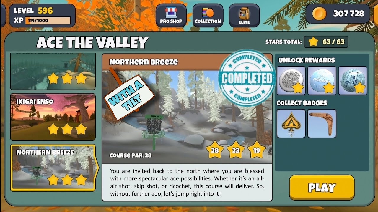 CRAZY Tilt Aces in the NEW Northern Breeze Course!✌🏼