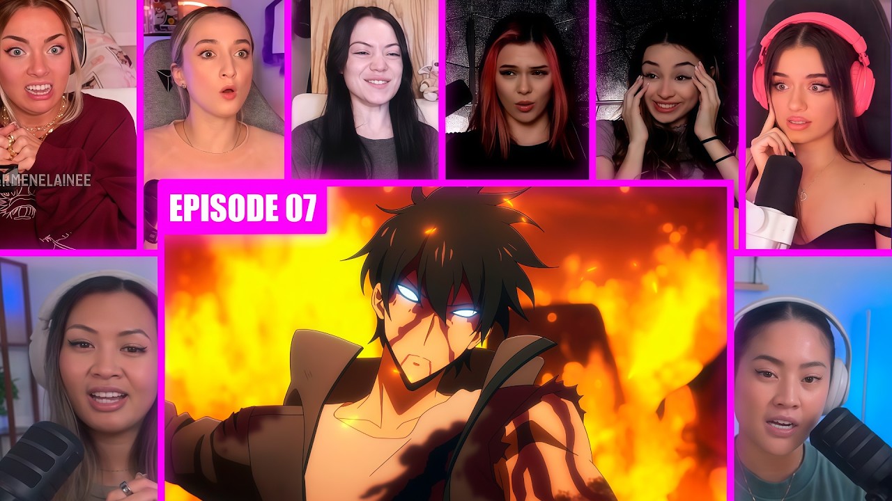 [EPIC GIRLS REACT] THE 10TH S-RANK HUNTER! | SOLO LEVELING EP 7 REACTION MASHUP