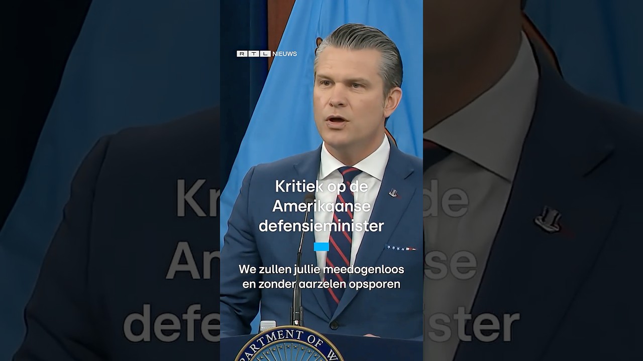 Kritiek op de Amerikaanse defensieminister | RTL Nieuws