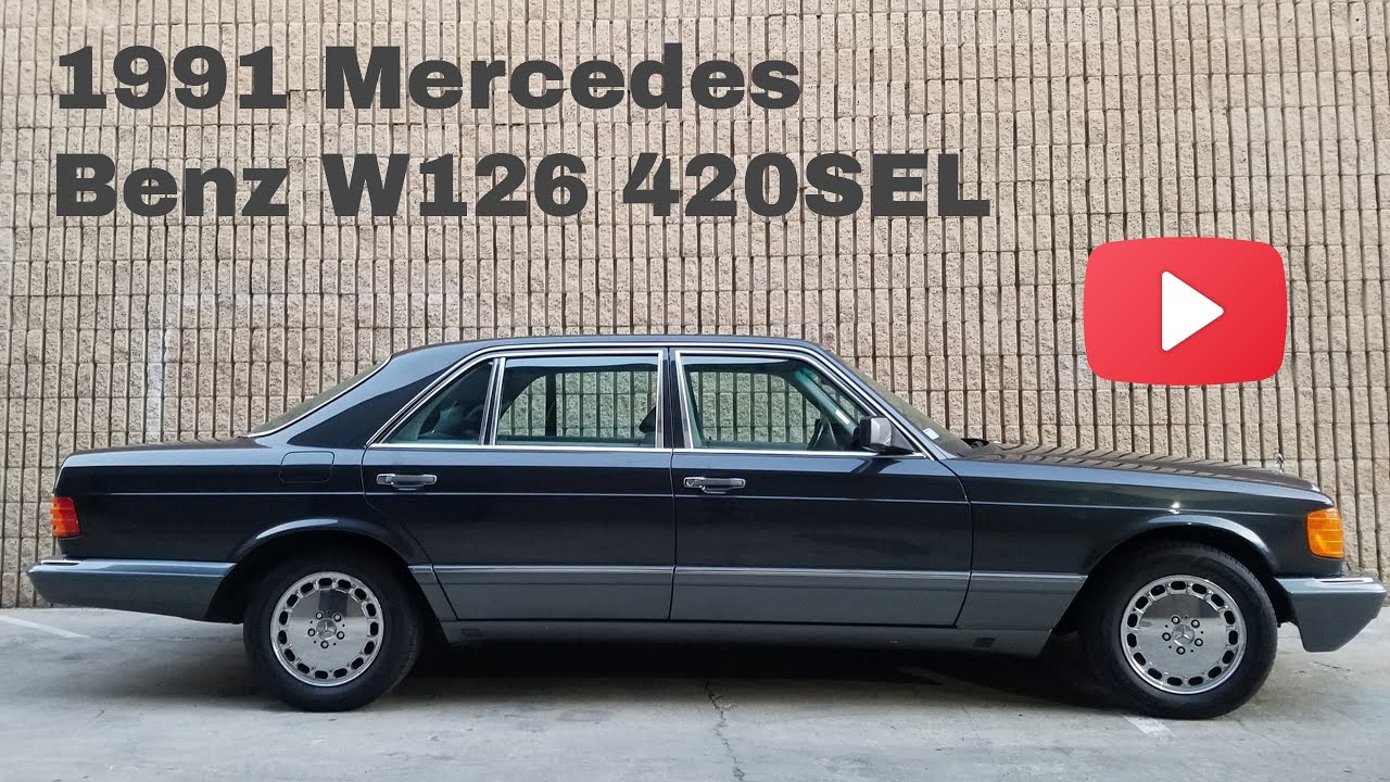 1991 MB W126 420SEL (with cold start)