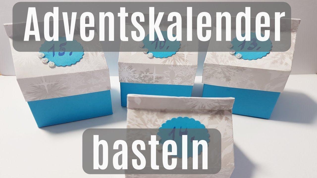 Milcht&uuml;ten basteln ✿  Adventskalender ✿ Aufbewahrung ✿ Basteln mit Papier