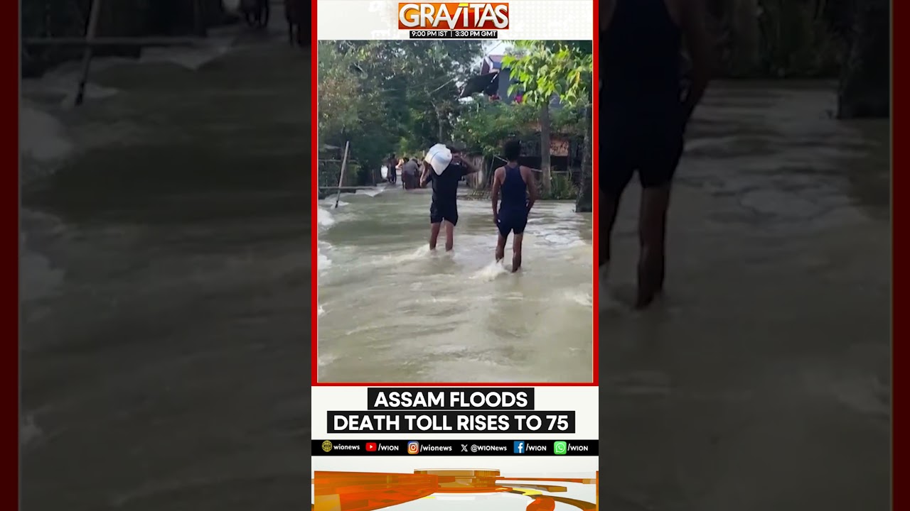 Assam Floods: Death Toll Rises To 75,  Over 3 Lakh People Affected | WION Shorts