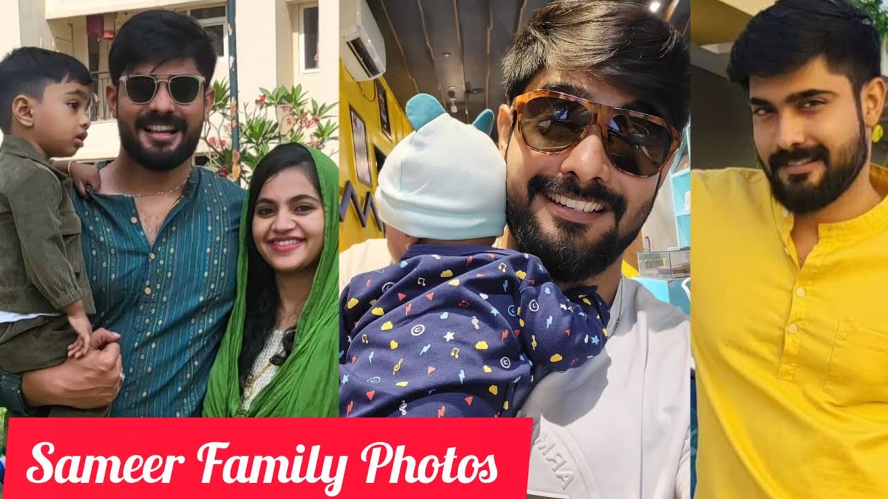 Vijay Tv Modhalum Kadhalum Serial Vikram -  Actor Sameer Family Photos