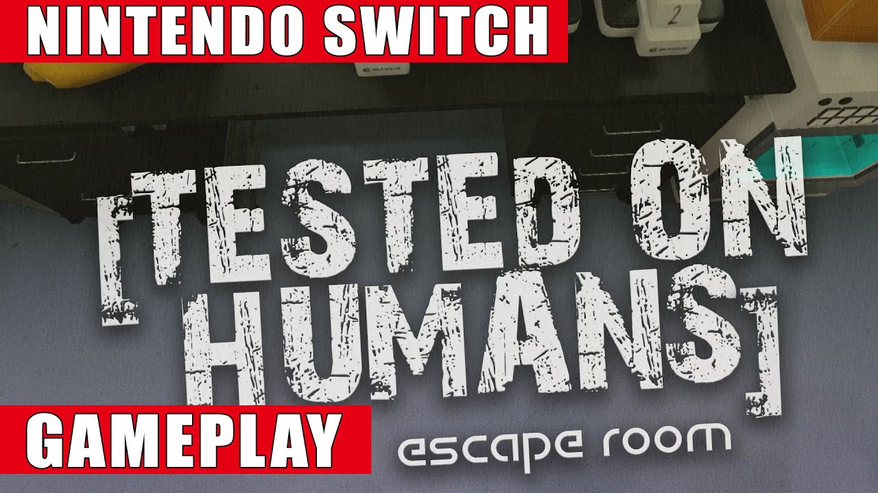 Tested on Humans: Escape Room Nintendo Switch Gameplay