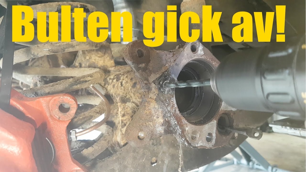 Renovering av Televerksbilen Del6 Bromssköld och handbroms, allt går fel!