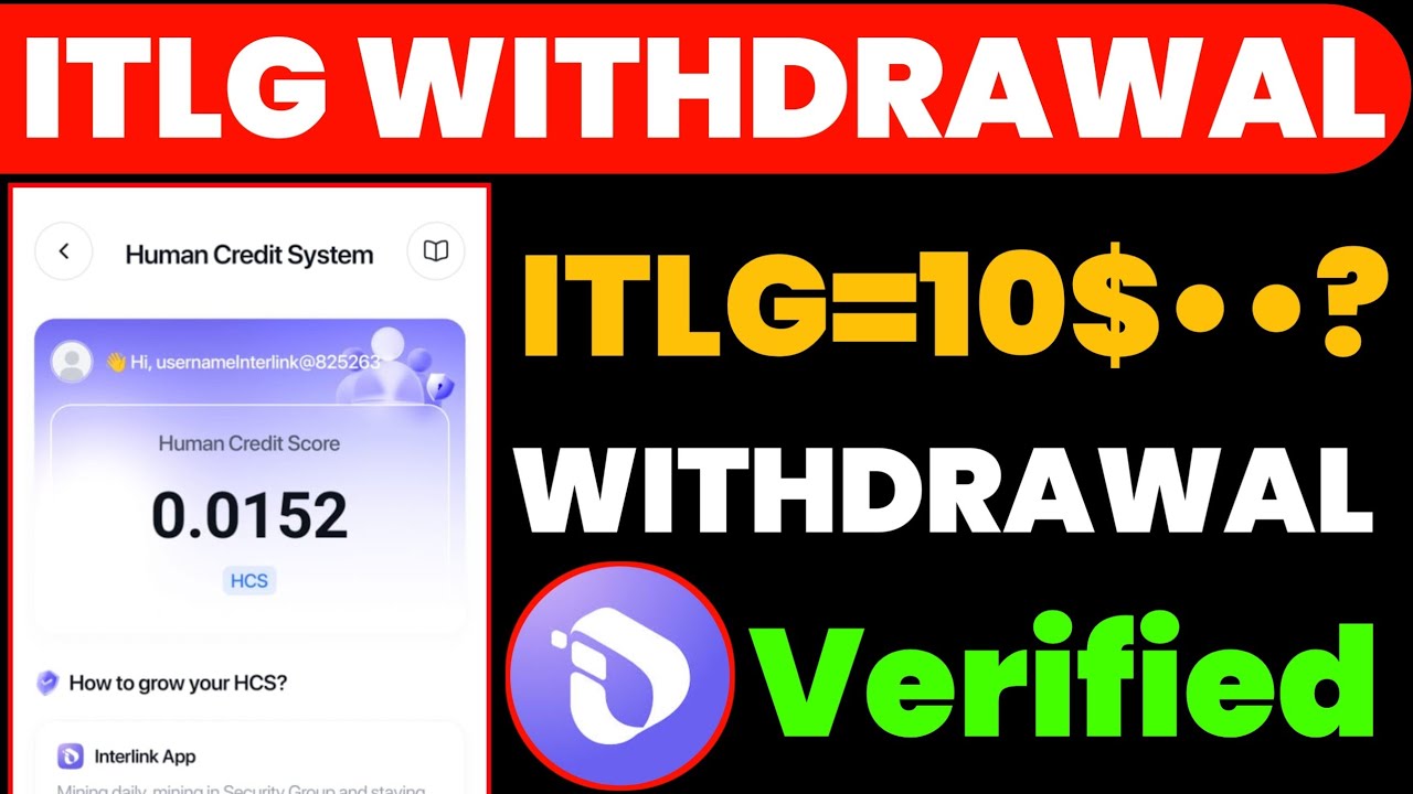 Interlink Withdrawal New Process  | ITLG Withdrawal | ITLG VERIFIED | Interlink Network #itlg 