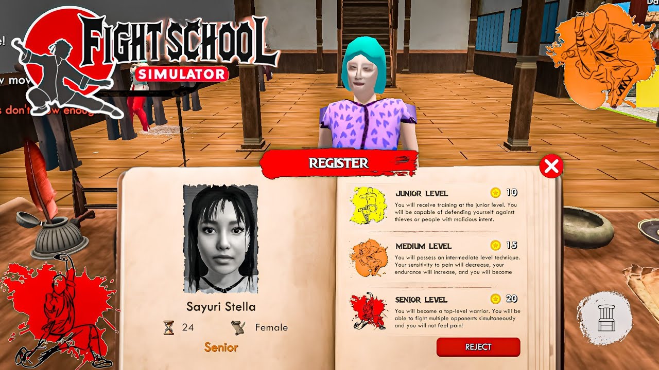 I OPENED MY FIGHTING SCHOOL | FIGHT SCHOOL SIMULATOR NEW MOBILE GAME || KUNG FU FIGHT SCHOOL