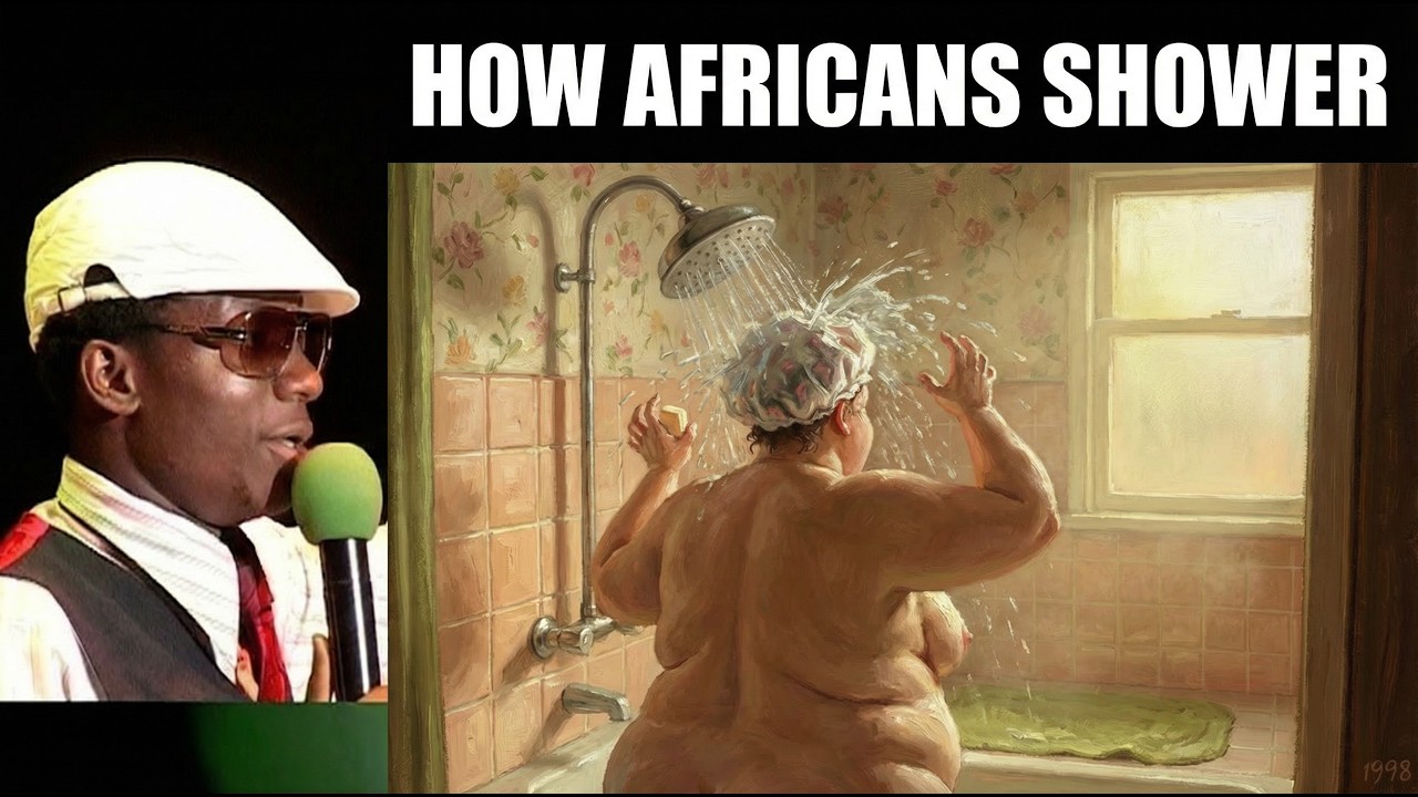 Comedian Bash takes a humorous swipe at how Africans shower