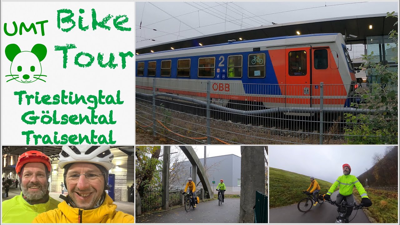 86 km Bahn & Bike: Radtour durchs Triestingtal, Gölsental & Traisental 🚴‍♂️