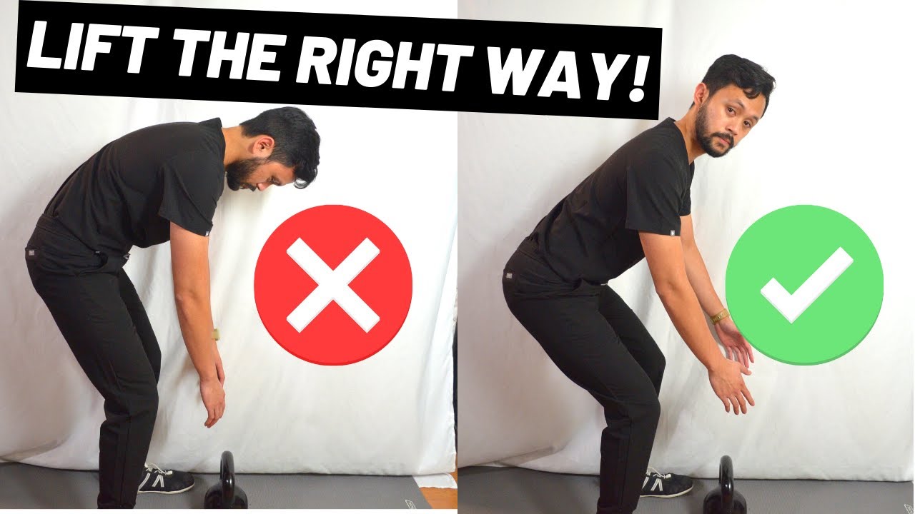 Hip Hinge: The Key to Avoid Back Pain When Lifting
