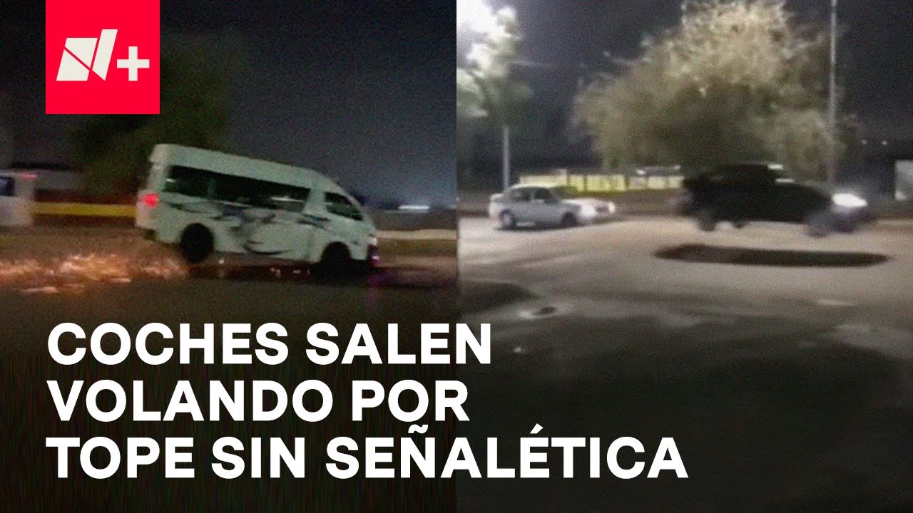Tope sin señalización ocasiona que autos 
