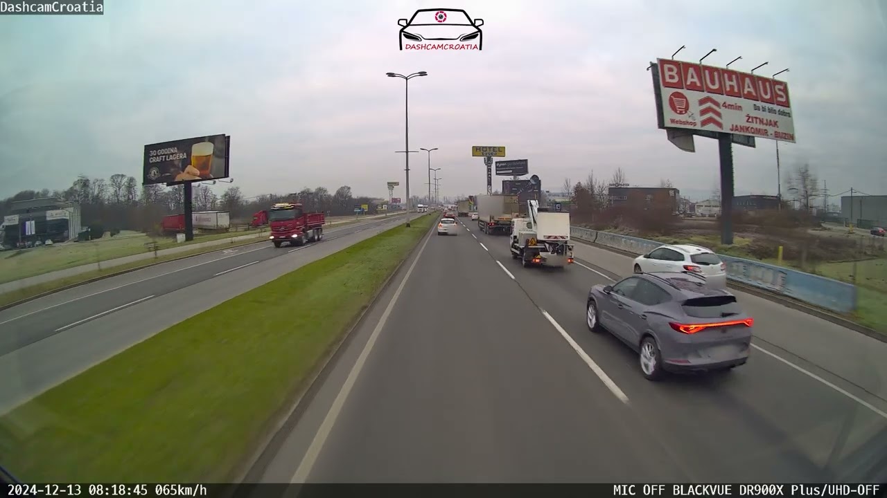 SMRTNA ZAMKA: Polukružno ispred NAPLATNIH KUĆICA! 😱 (Dashcam Croatia)
